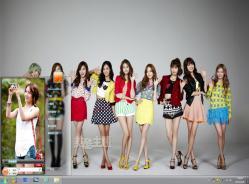 windos美少女时代电脑主题