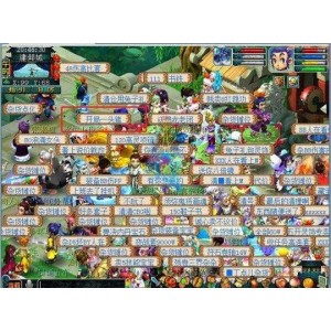 梦幻西游青丘西游单机端-假人摆摊假人走动假人喊话，组队假人