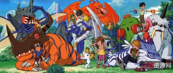 经典动画剧《数码宝贝(1999)五季全》：充满奇幻色彩的冒险之旅