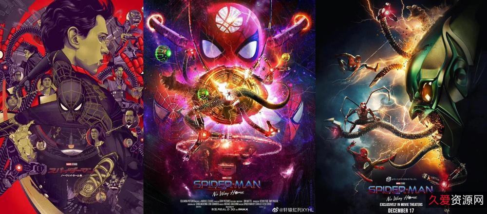 1080蓝光版《蜘蛛侠英雄无归：时空混战》REMUX高清视频，极速在线/阿里云盘观看！