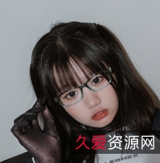 最新柒柒不可爱双马尾连体黑丝泳衣