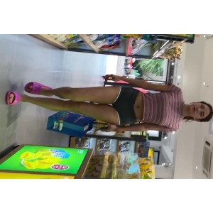 性感紧身热裤美女长腿翘臀视频百度云