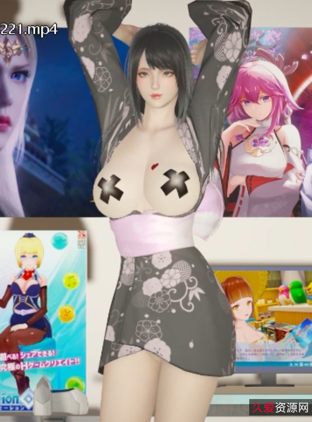 MMD二次元大摆锤phuthon热舞视频5V+660M百度盘