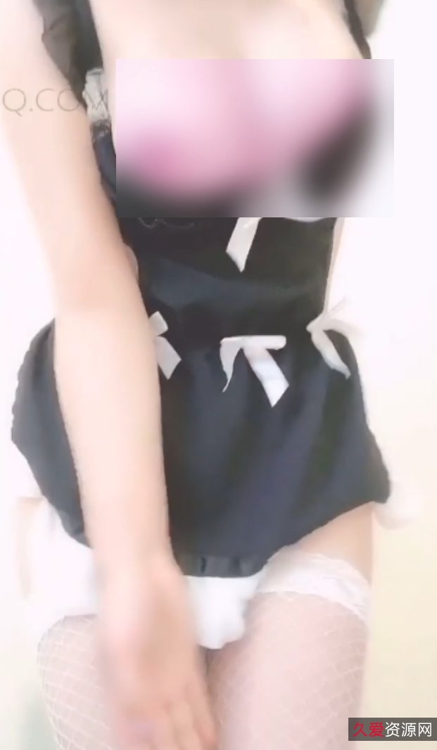 蓉蓉小妖精-黑色透明蕾丝睡衣+女仆2视频