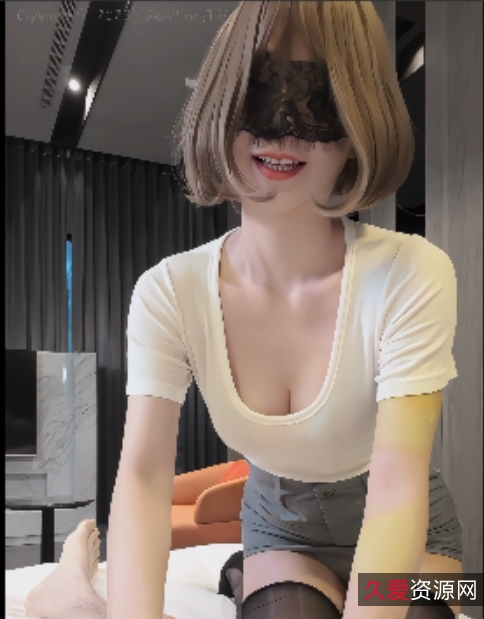 反差女神DemiFairyTW：黑丝吊带爹咪短片收藏