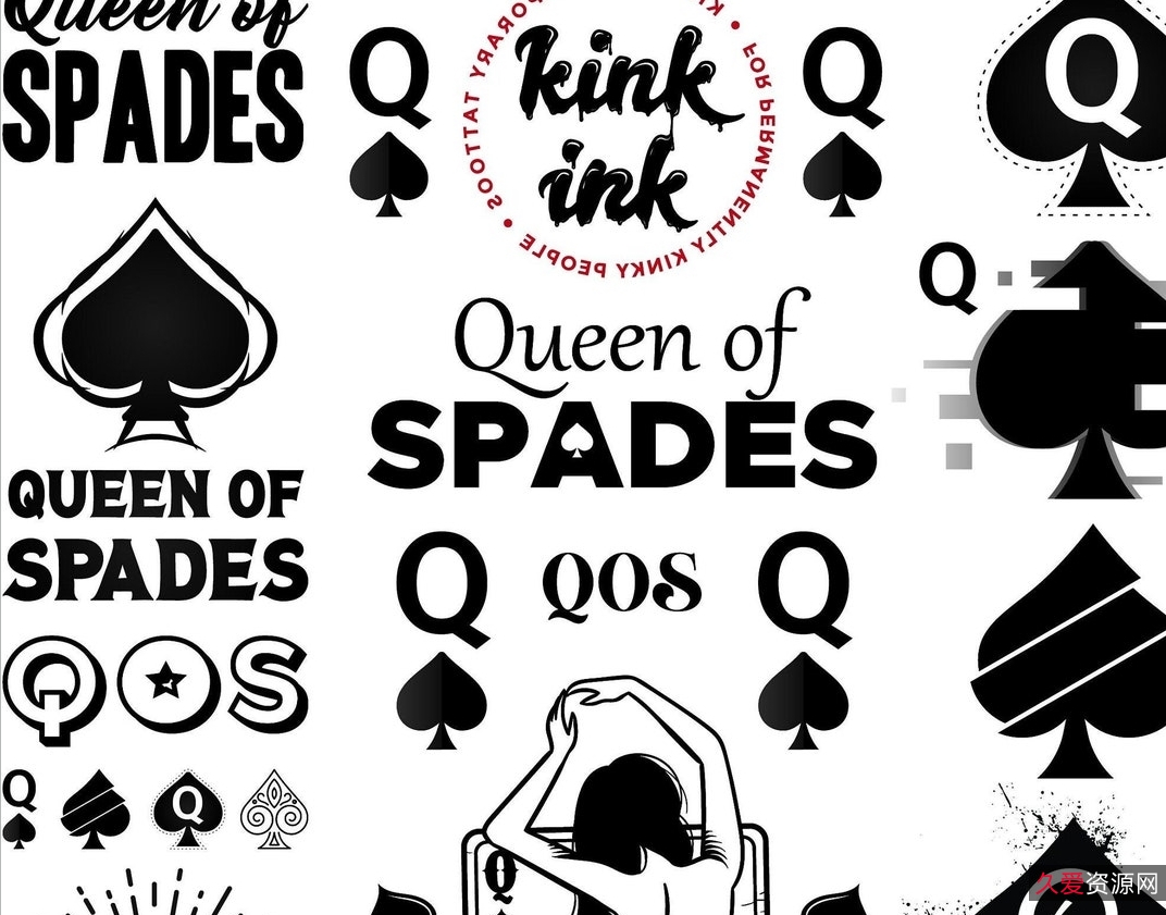 独一份纹身贴素材合集，高清设计，2三人游+8.25M，个性定制打印，某处C媚黑、QOS纹身图案，预览体验